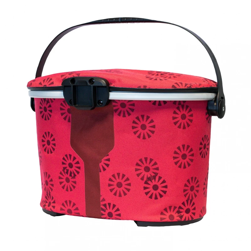 Ortlieb Up-Town Floral 17.5L waterproof handlebar basket
