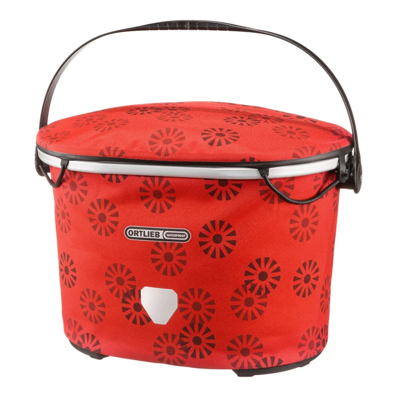Ortlieb Up-Town Floral 17.5L waterproof handlebar basket