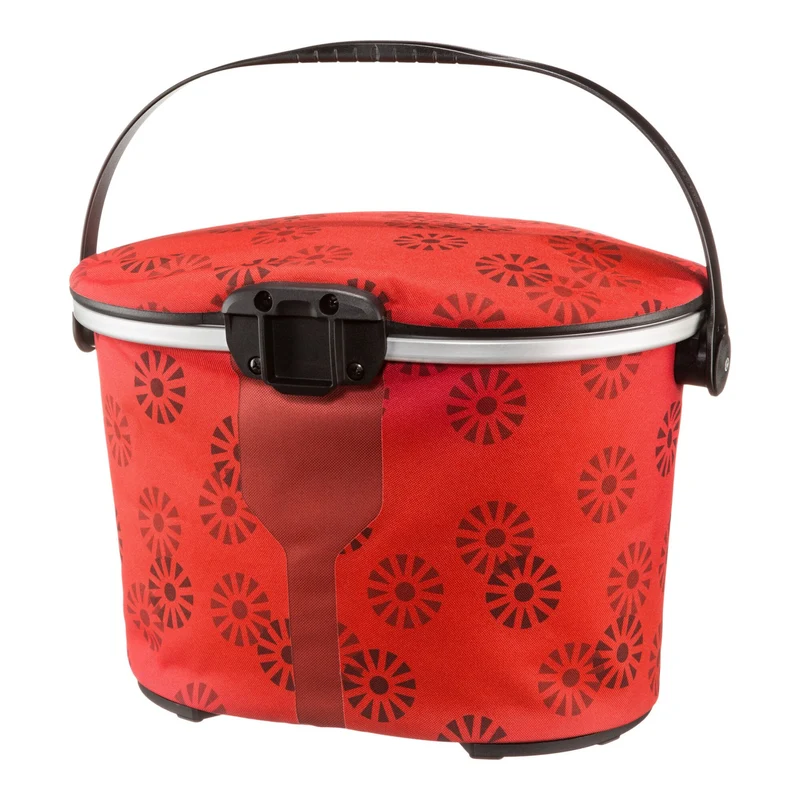Ortlieb Up-Town Floral 17.5L waterproof handlebar basket