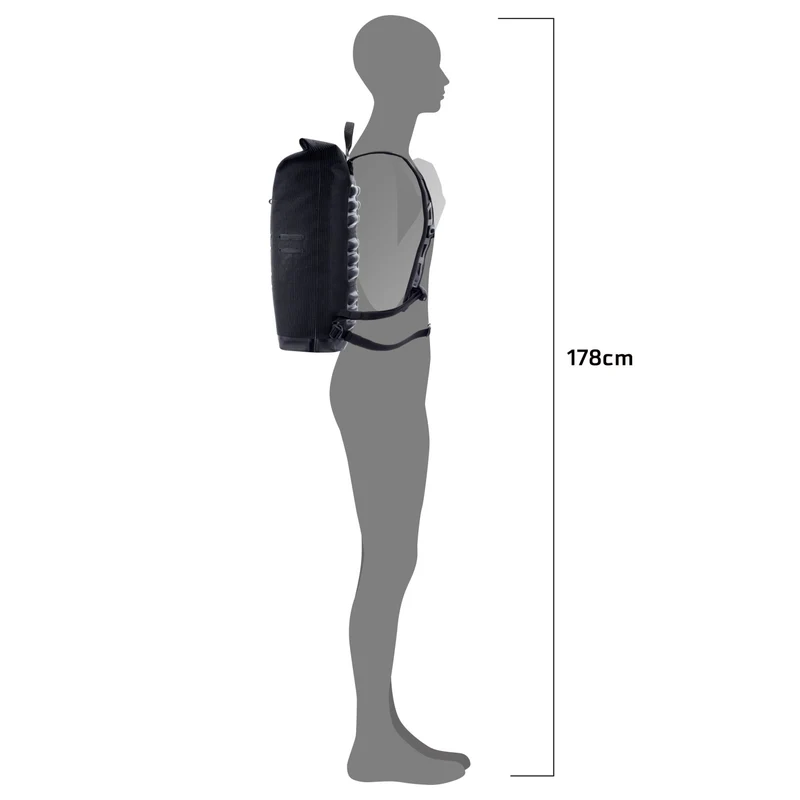 Ortlieb Commuter-Daypack High-Vis 21L reflective waterproof backpack