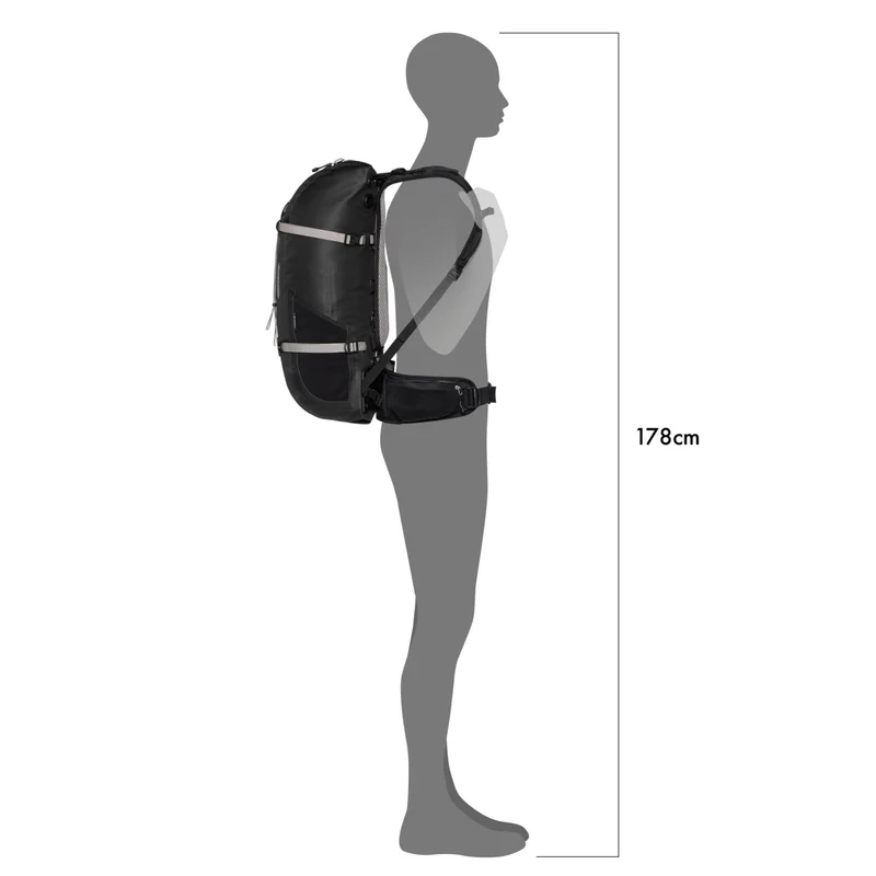 Ortlieb Atrack 25L hiking and cycling backpack
