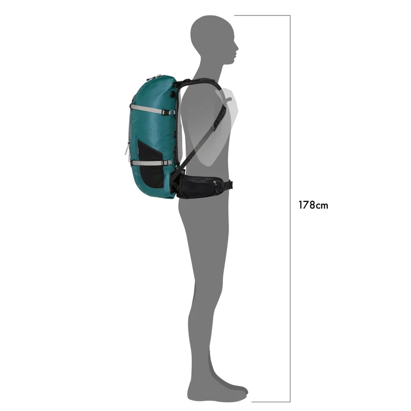 Ortlieb Atrack 25L hiking and cycling backpack
