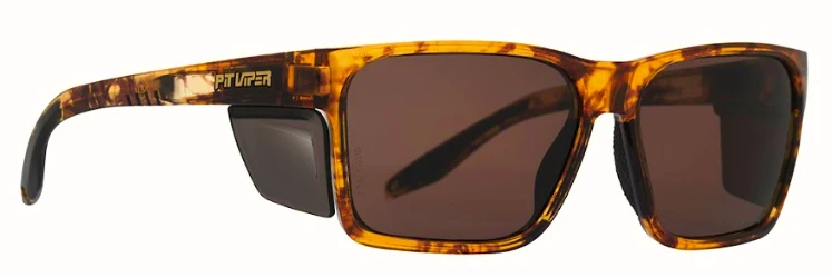 Lunettes de soleil Pit Viper The Hawksbill Revlock HDPV Polarized Brown