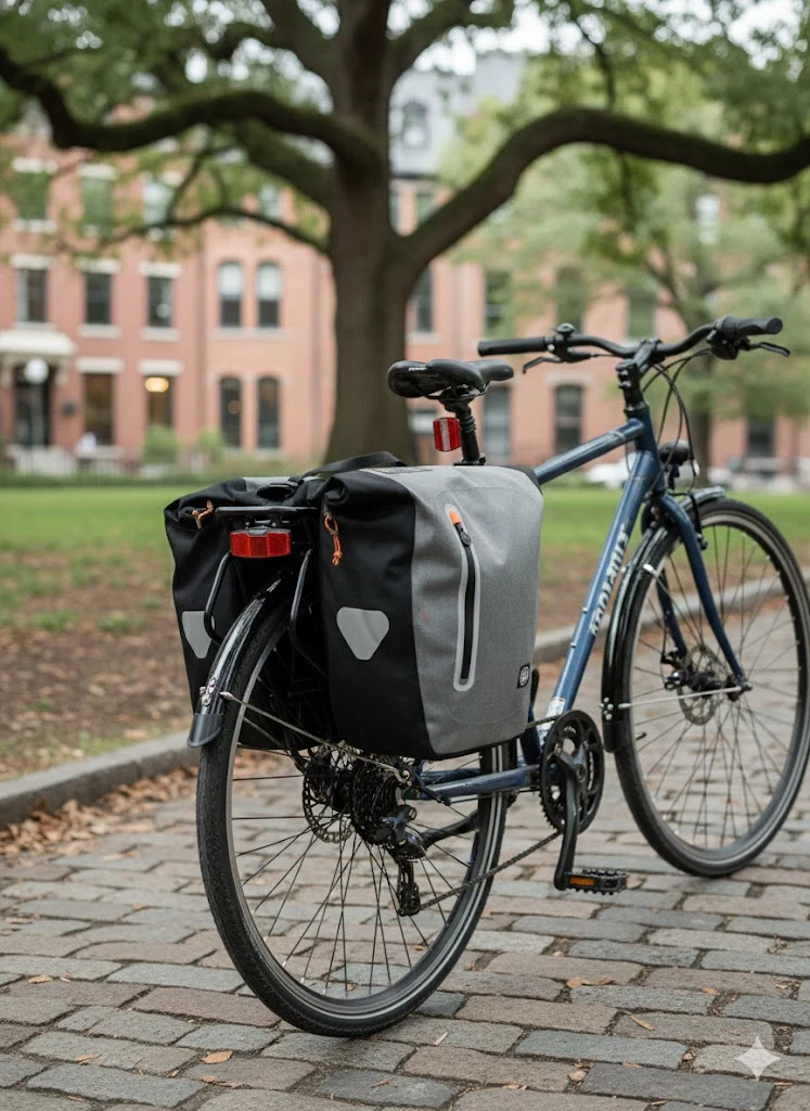 Sacoches vélo étanches recyclée double Eco Saddle Bag