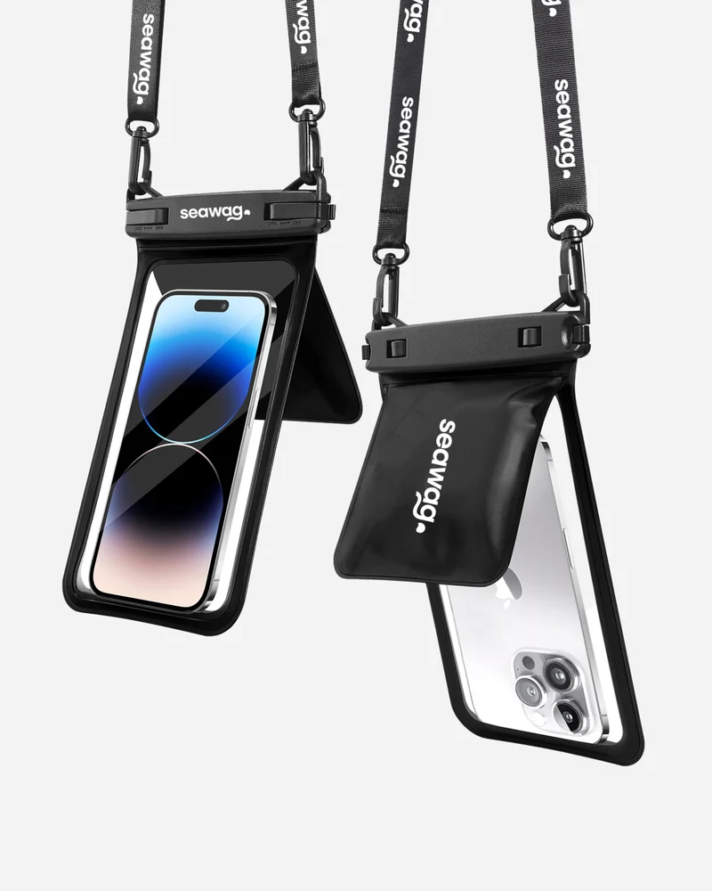 Pochette étanche téléphone 7,5” IPX8 double compartiment Seawag Plus