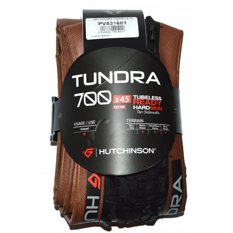 Reinforced Hutchinson Tundra Hardskin Gravel Bike Tire