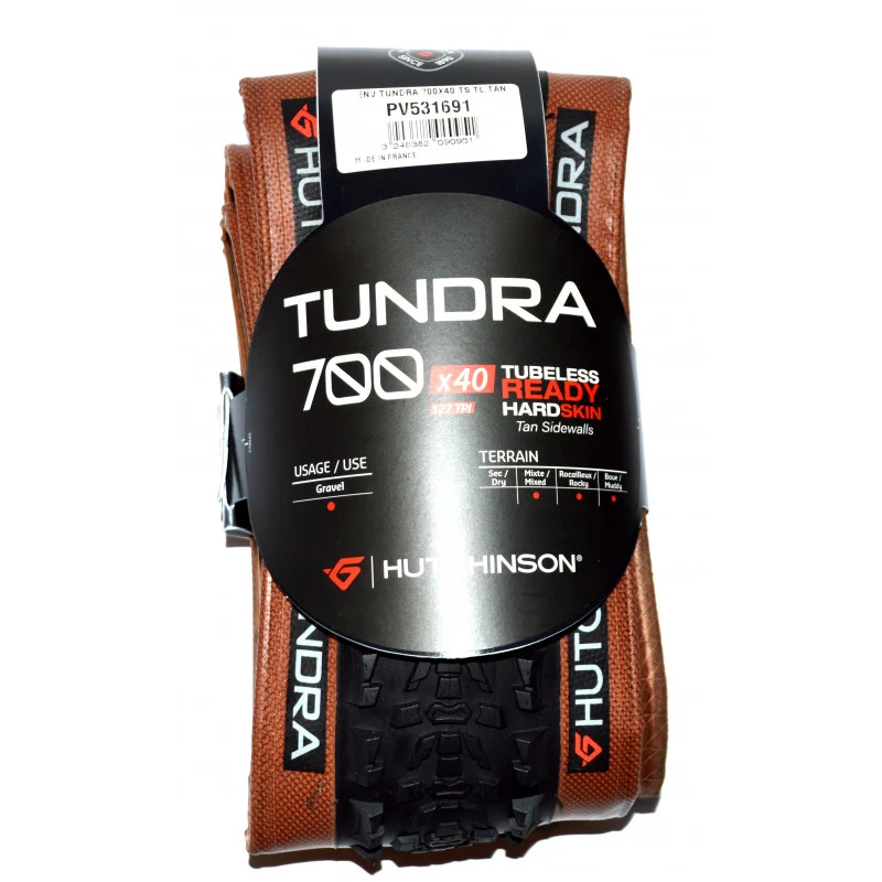 Reinforced Hutchinson Tundra Hardskin Gravel Bike Tire