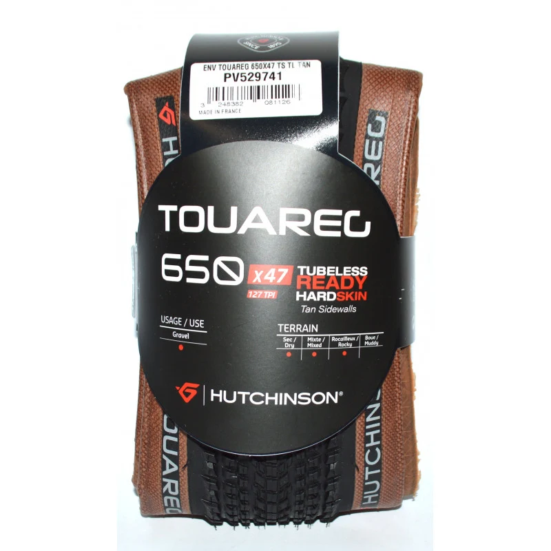 Reinforced tire for Gravel bike Hutchinson Touareg Hardskin