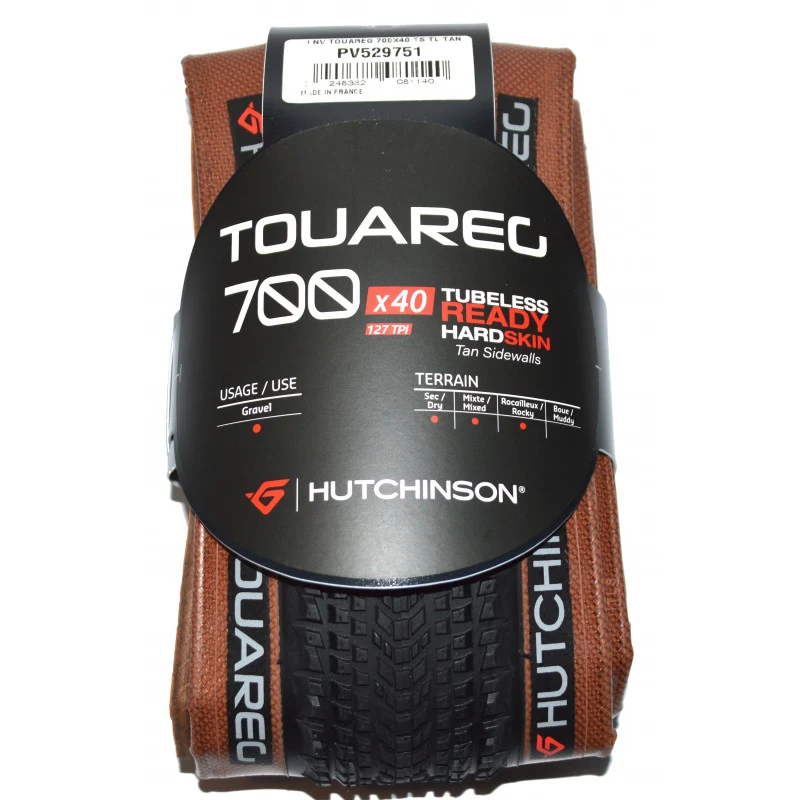 Reinforced tire for Gravel bike Hutchinson Touareg Hardskin
