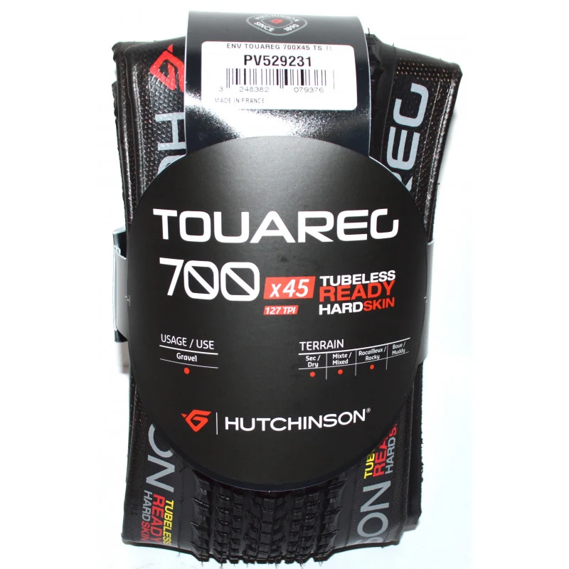 Reinforced tire for Gravel bike Hutchinson Touareg Hardskin