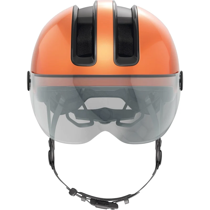 Abus HUD-Y ACE visor urban bike helmet with integrated lighting