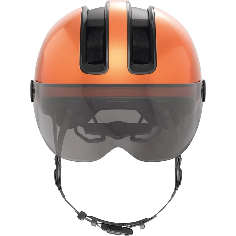 Abus HUD-Y ACE visor urban bike helmet with integrated lighting