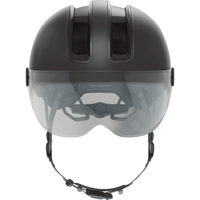 Abus HUD-Y ACE visor urban bike helmet with integrated lighting