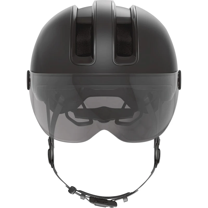 Abus HUD-Y ACE visor urban bike helmet with integrated lighting