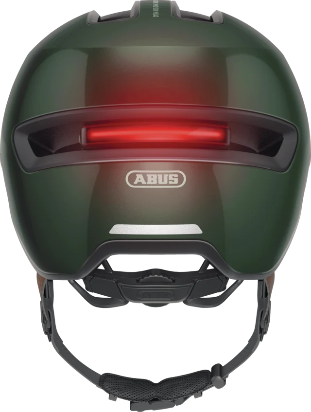 Abus HUD-Y ACE visor urban bike helmet with integrated lighting