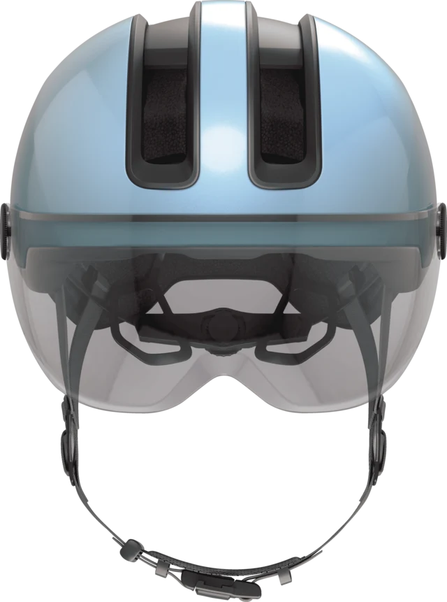 Abus HUD-Y ACE visor urban bike helmet with integrated lighting