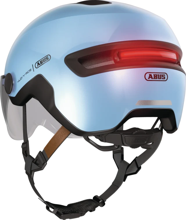 Abus HUD-Y ACE visor urban bike helmet with integrated lighting