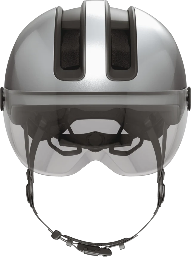 Abus HUD-Y ACE visor urban bike helmet with integrated lighting