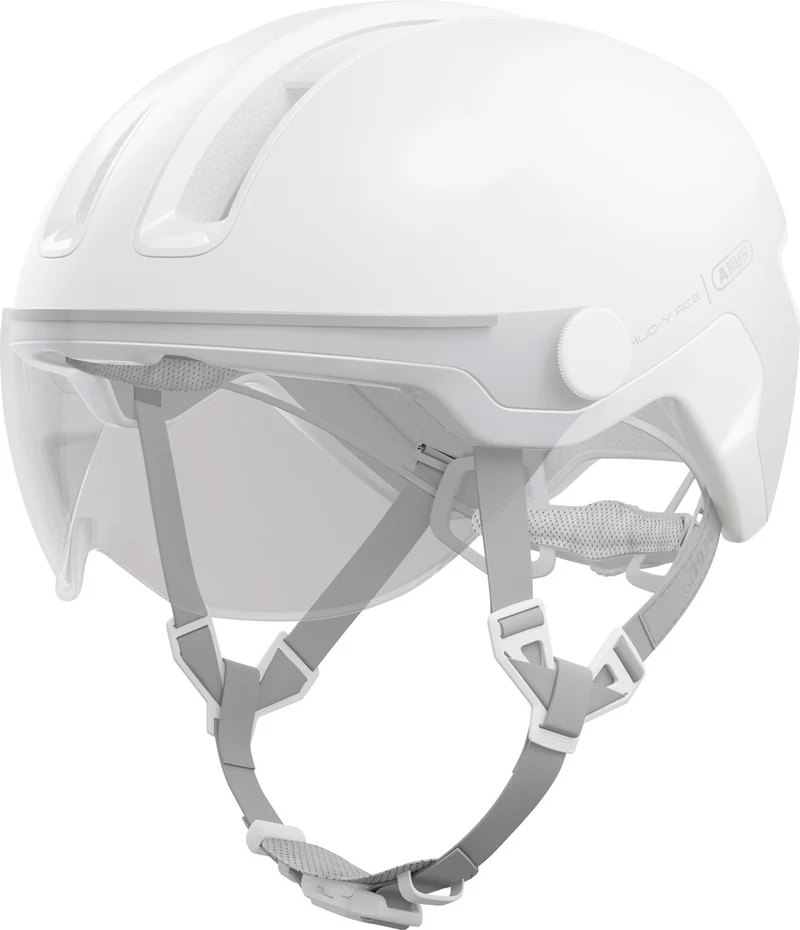Abus HUD-Y ACE visor urban bike helmet with integrated lighting
