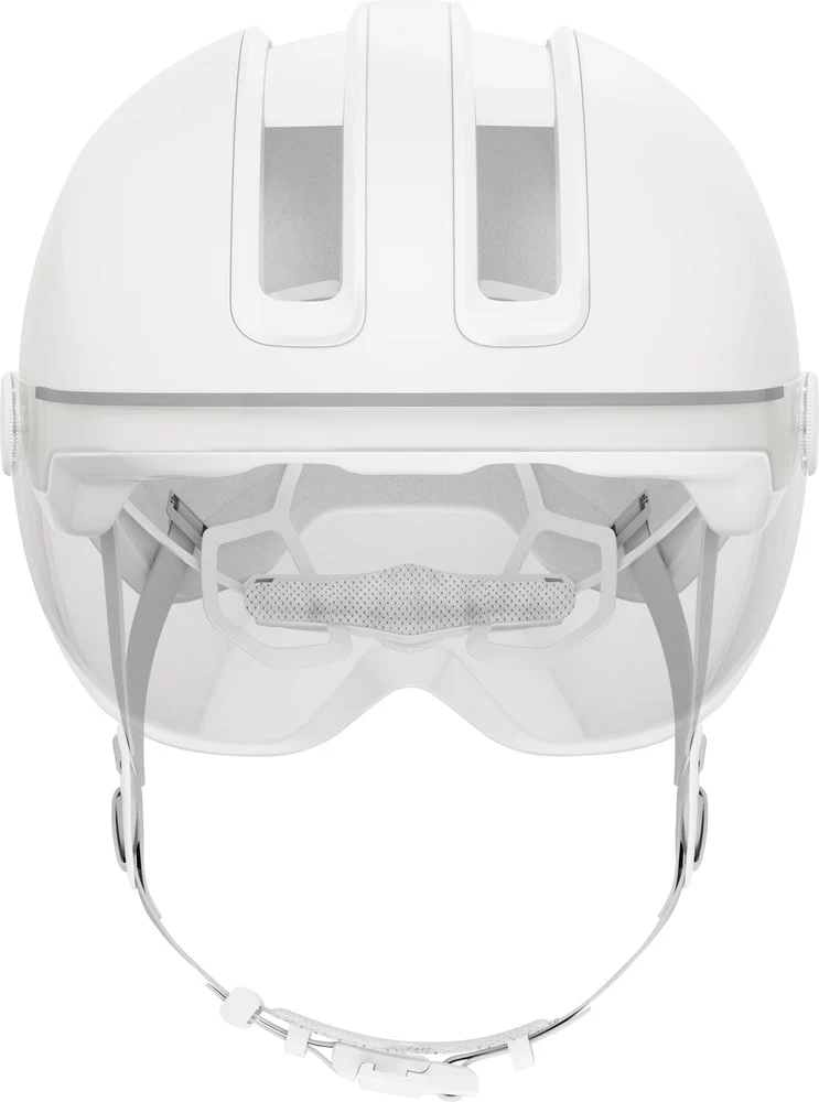Abus HUD-Y ACE visor urban bike helmet with integrated lighting