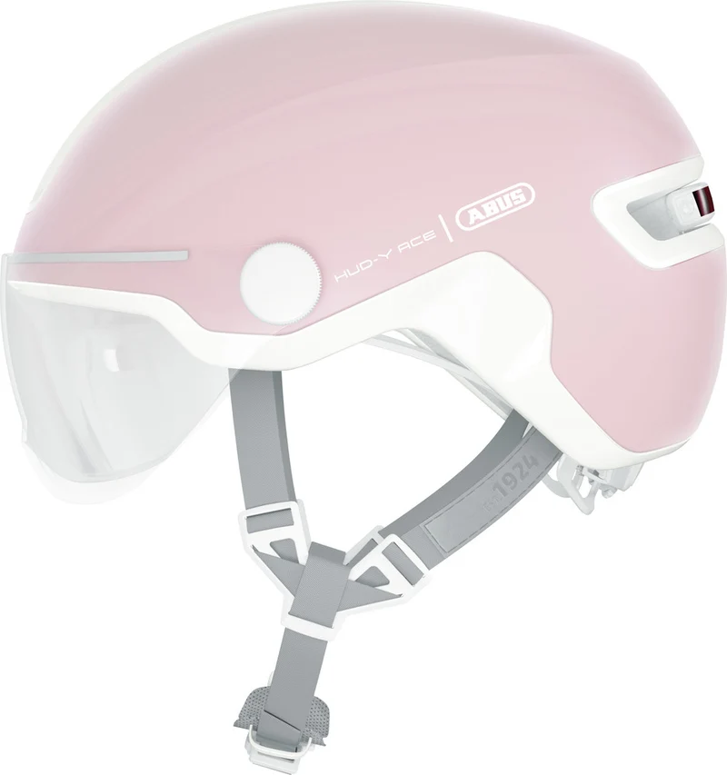Abus HUD-Y ACE visor urban bike helmet with integrated lighting