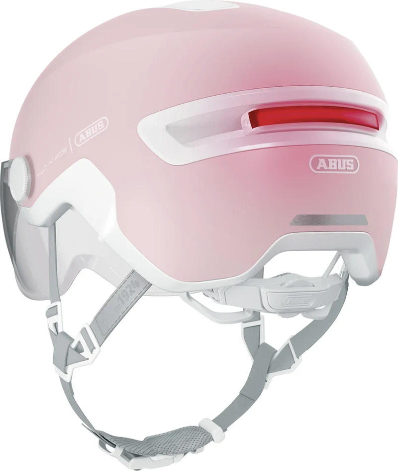 Abus HUD-Y ACE visor urban bike helmet with integrated lighting