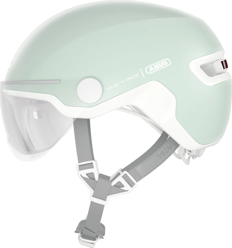 Abus HUD-Y ACE visor urban bike helmet with integrated lighting