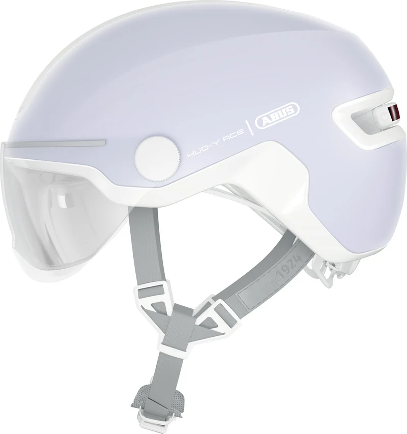 Abus HUD-Y ACE visor urban bike helmet with integrated lighting