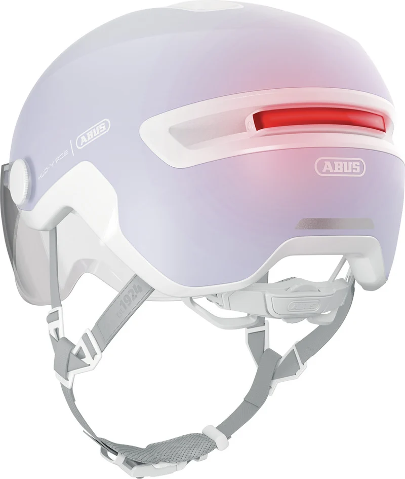 Abus HUD-Y ACE visor urban bike helmet with integrated lighting