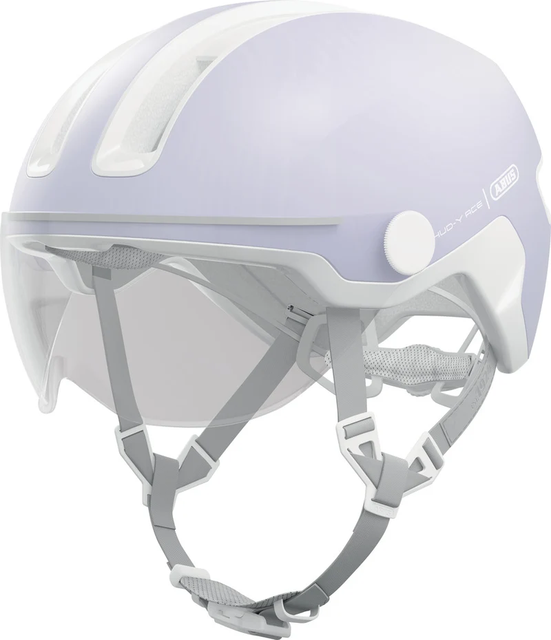 Abus HUD-Y ACE visor urban bike helmet with integrated lighting