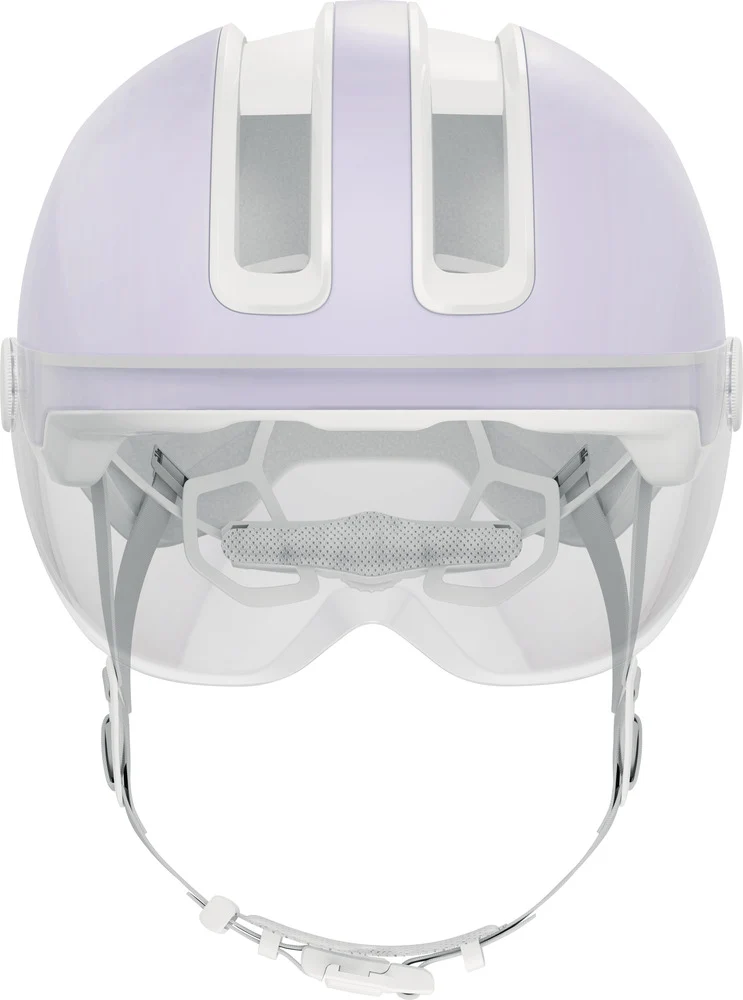 Abus HUD-Y ACE visor urban bike helmet with integrated lighting