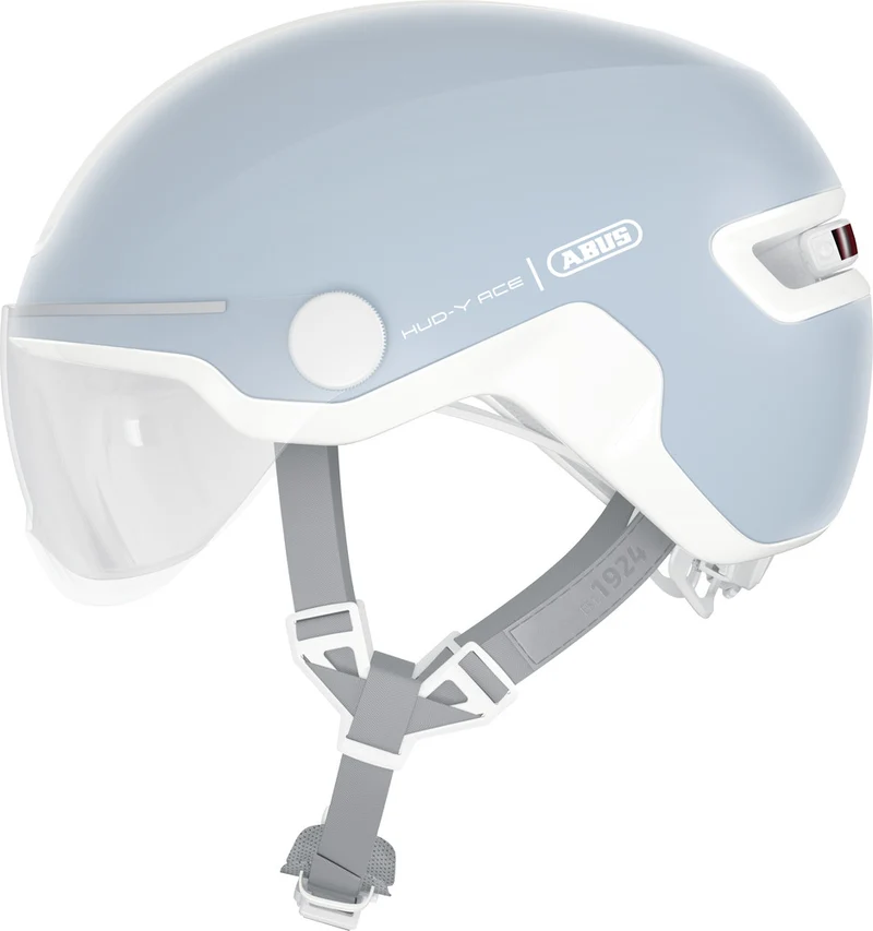 Abus HUD-Y ACE visor urban bike helmet with integrated lighting