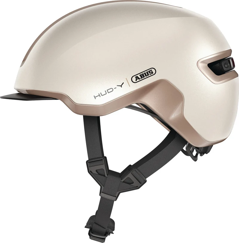 Abus HUD-Y Urban Bike Helmet with Integrated Lighting