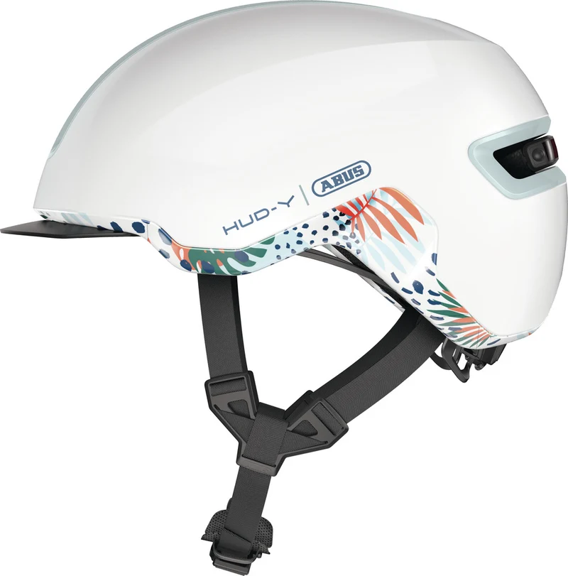 Abus HUD-Y Urban Bike Helmet with Integrated Lighting