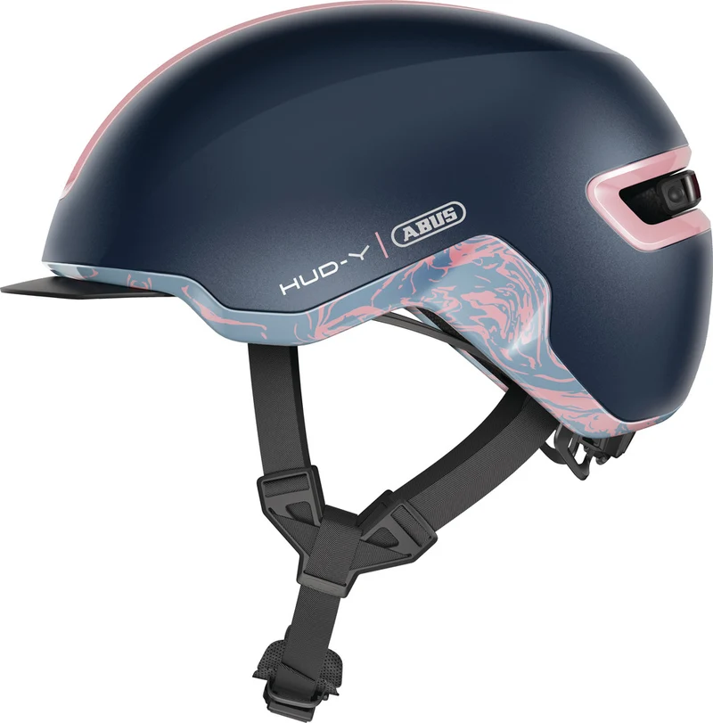 Abus HUD-Y Urban Bike Helmet with Integrated Lighting