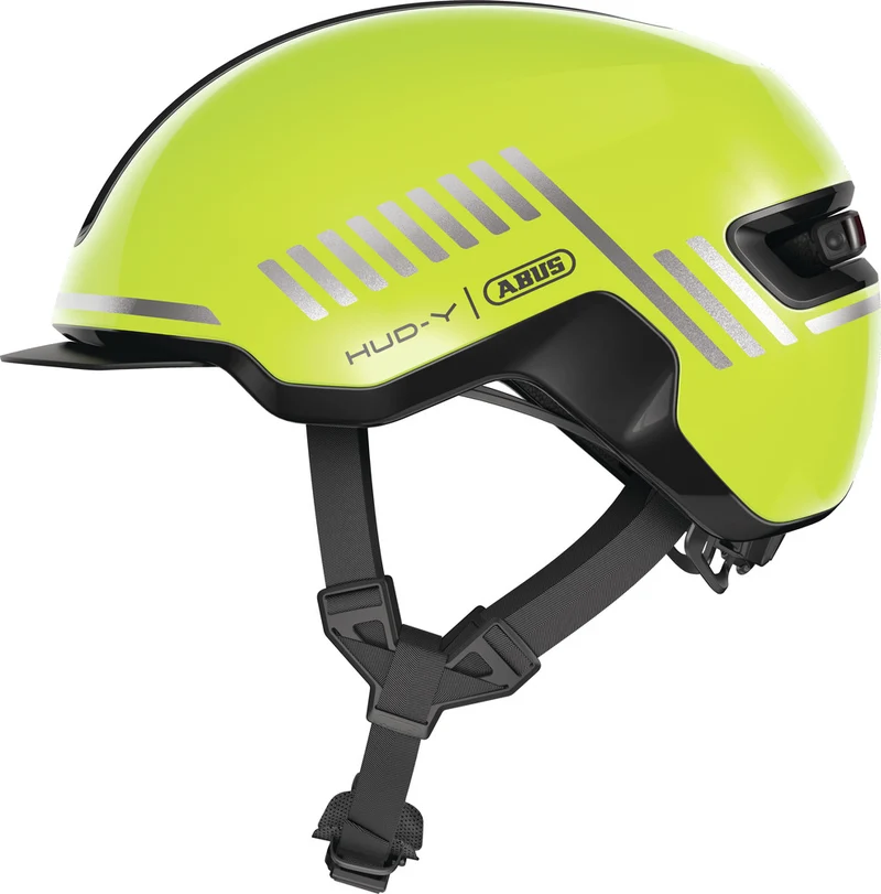 Abus HUD-Y Urban Bike Helmet with Integrated Lighting
