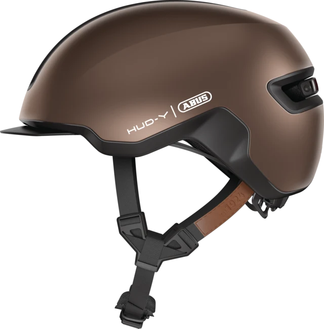 Abus HUD-Y Urban Bike Helmet with Integrated Lighting