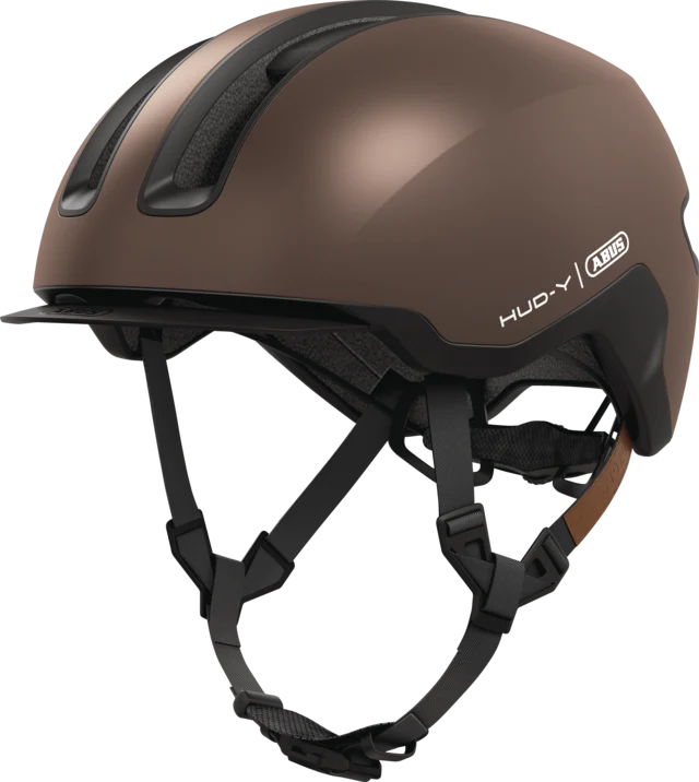 Abus HUD-Y Urban Bike Helmet with Integrated Lighting