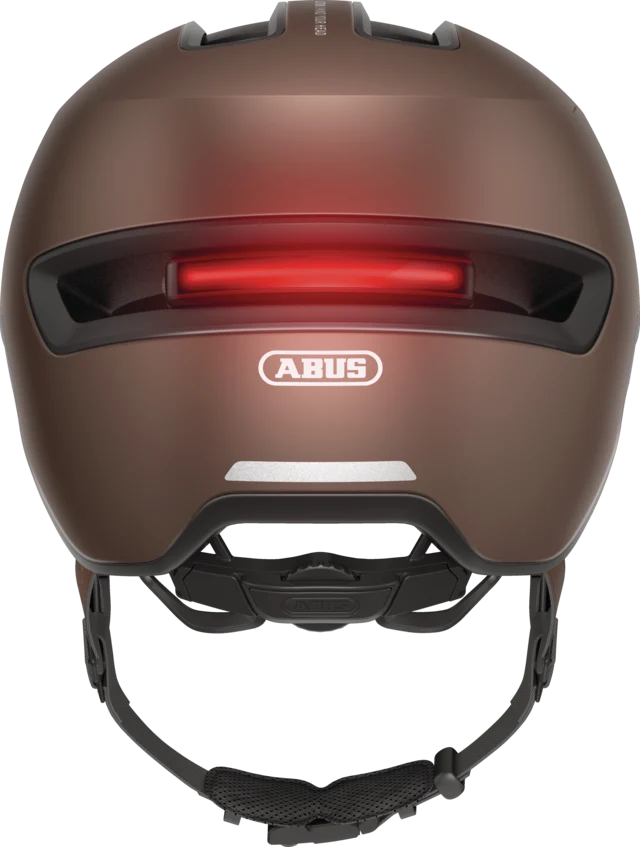 Abus HUD-Y Urban Bike Helmet with Integrated Lighting
