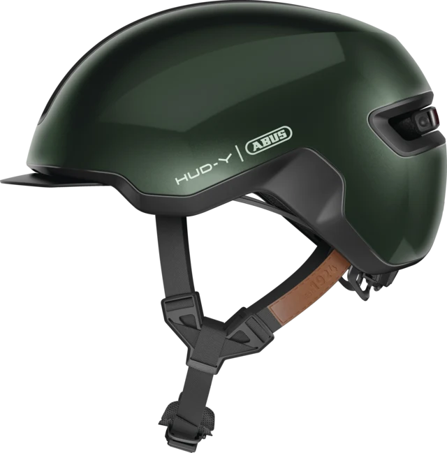 Abus HUD-Y Urban Bike Helmet with Integrated Lighting
