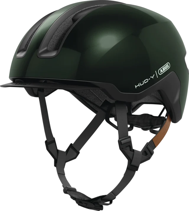 Abus HUD-Y Urban Bike Helmet with Integrated Lighting
