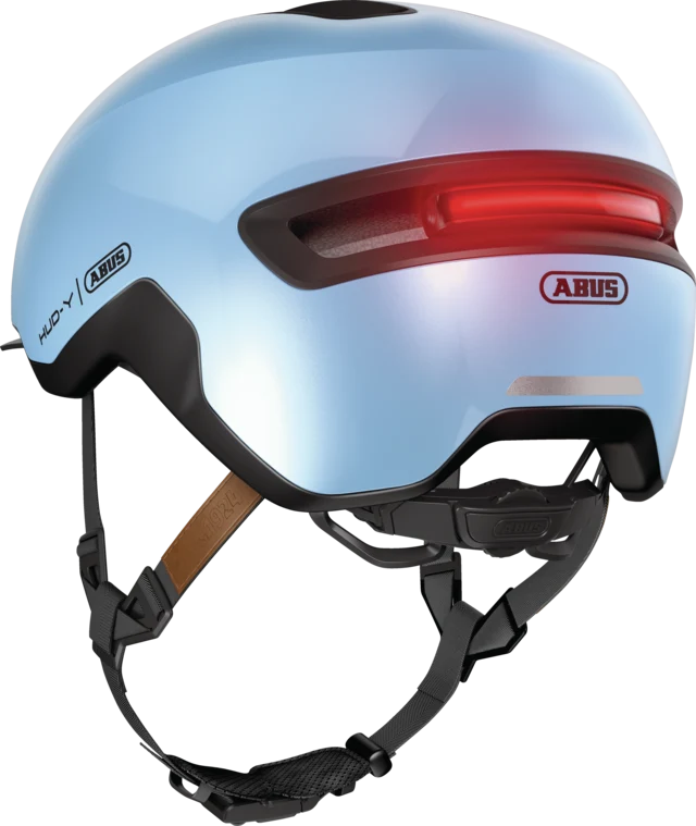 Abus HUD-Y Urban Bike Helmet with Integrated Lighting