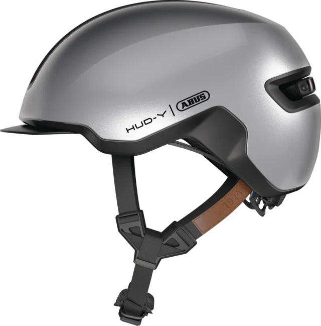 Abus HUD-Y Urban Bike Helmet with Integrated Lighting
