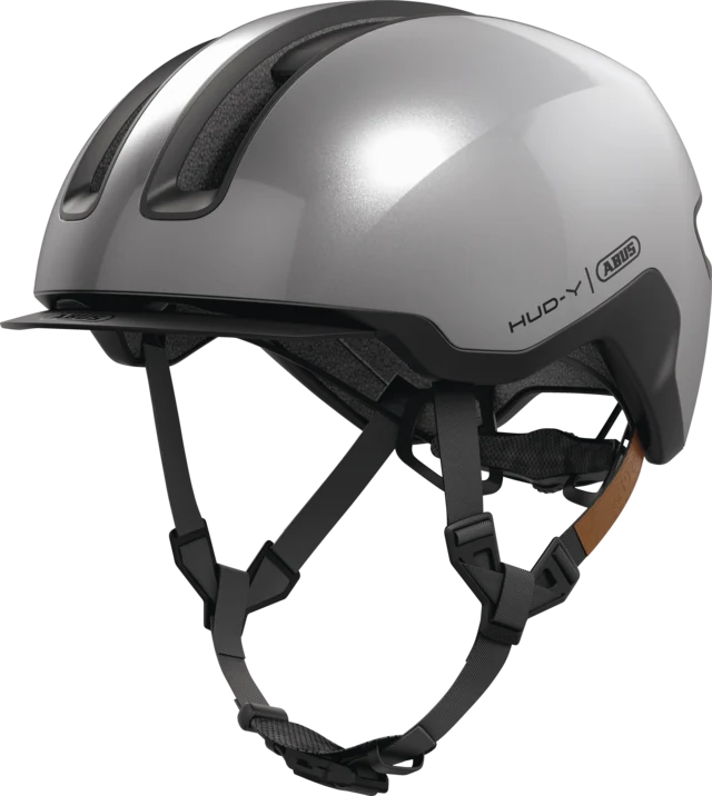 Abus HUD-Y Urban Bike Helmet with Integrated Lighting