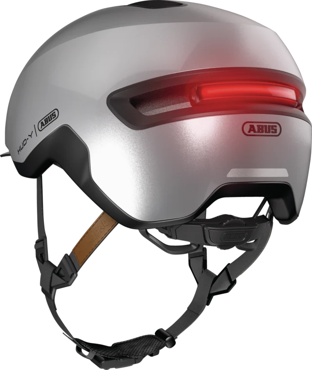 Abus HUD-Y Urban Bike Helmet with Integrated Lighting