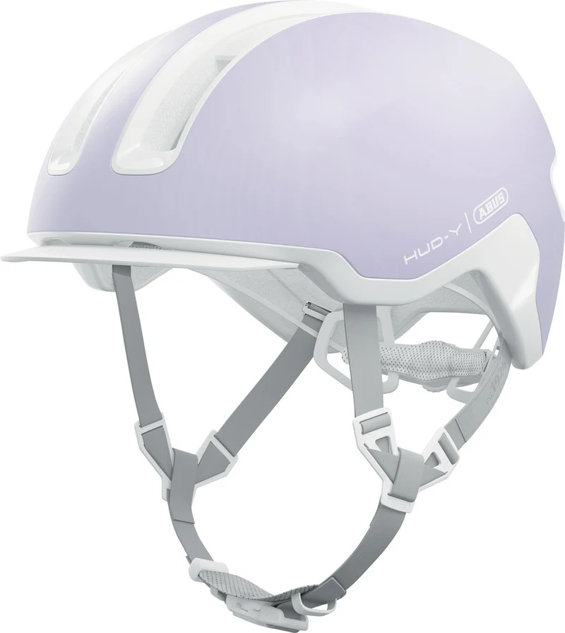 Abus HUD-Y Urban Bike Helmet with Integrated Lighting