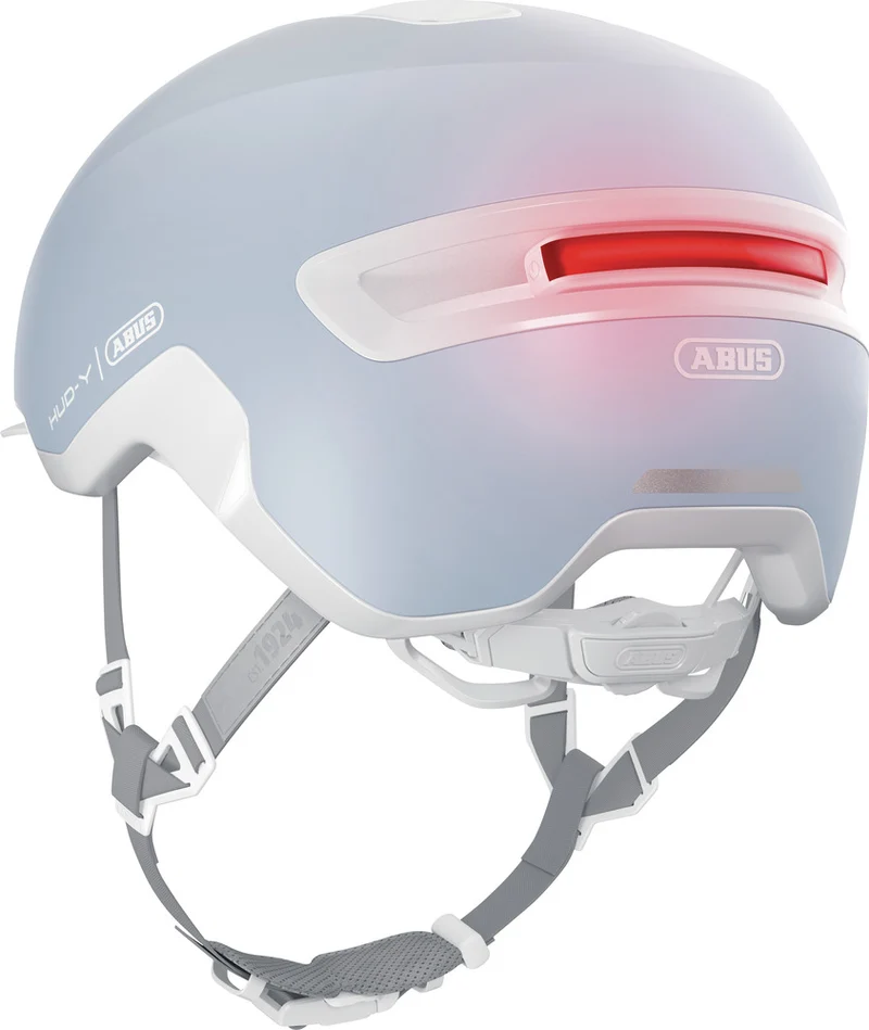 Abus HUD-Y Urban Bike Helmet with Integrated Lighting