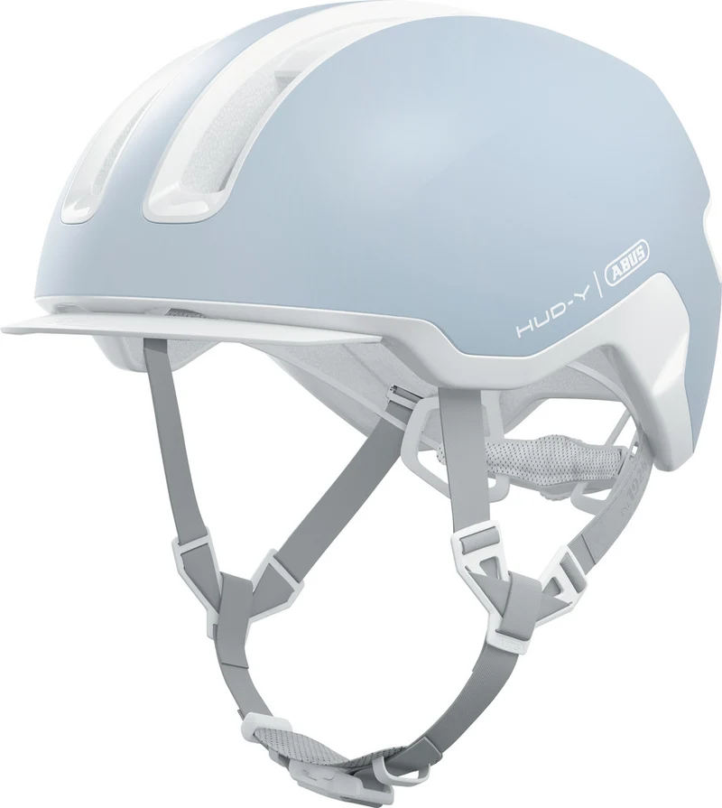 Abus HUD-Y Urban Bike Helmet with Integrated Lighting