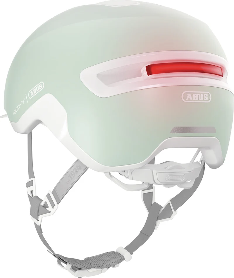 Abus HUD-Y Urban Bike Helmet with Integrated Lighting
