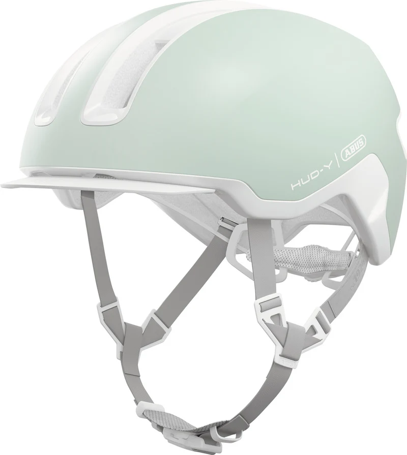 Abus HUD-Y Urban Bike Helmet with Integrated Lighting